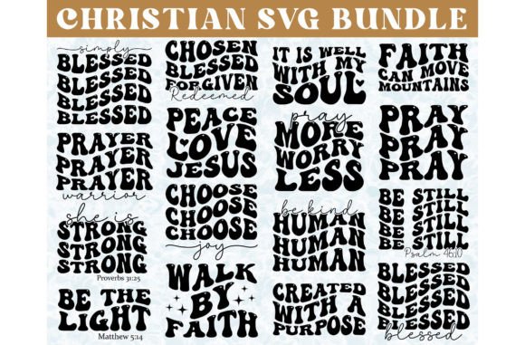 Christian Svg, Retro Christian Svg for Crafts & Graphics