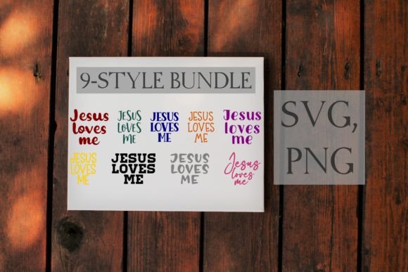 Jesus Loves Me Christian SVG Graphics for Crafts