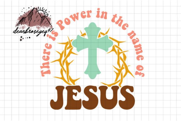 There is Power in the Name of Jesus PNG Graphics Crafts